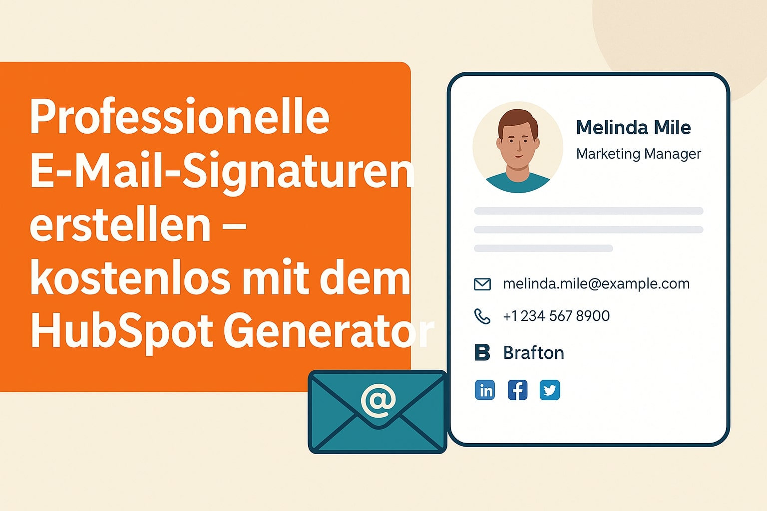 Professionelle E-Mail-Signaturen erstellen – kostenlos mit dem HubSpot Generator