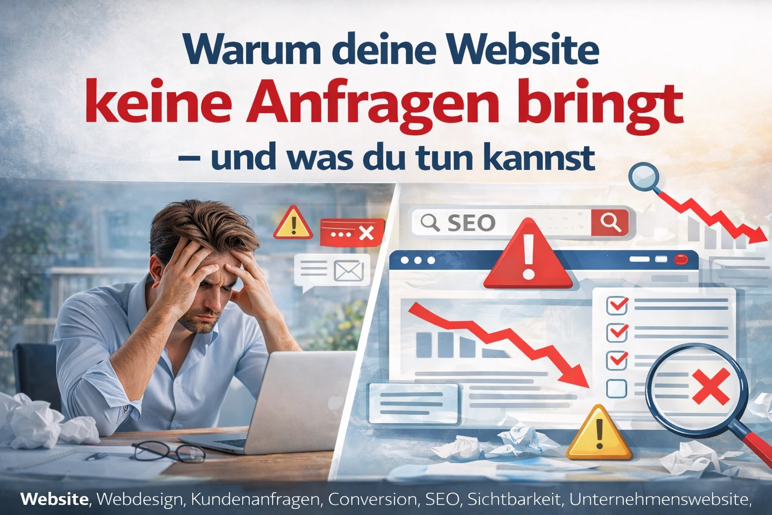 Warum deine Website keine Kundenanfragen bringt – und was du konkret ändern solltest